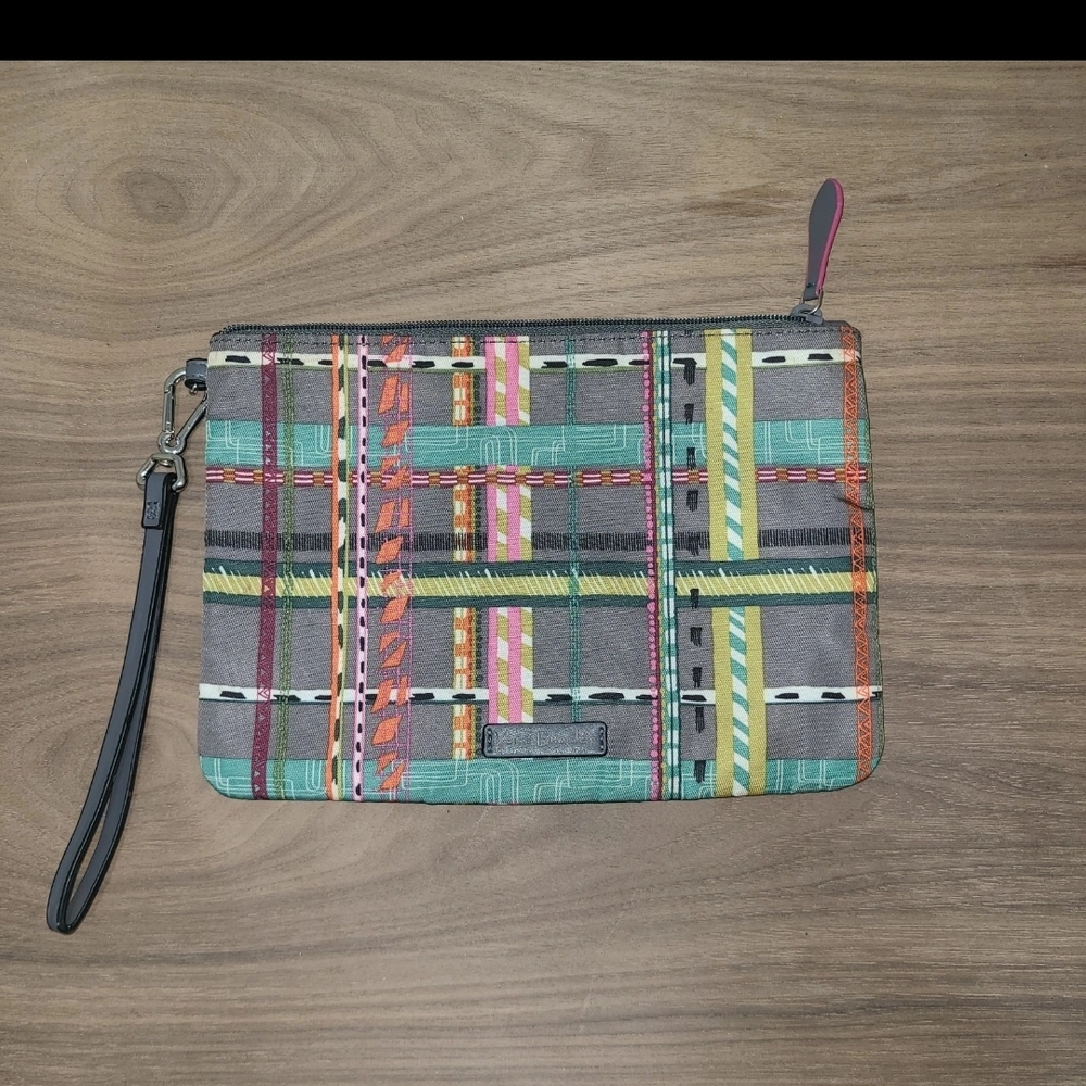 Vera Bradley Multicolor Plaid Wristlet